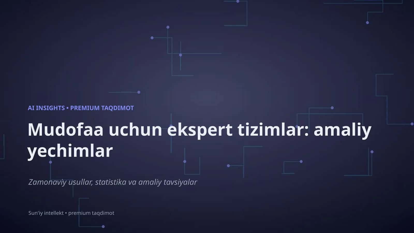 AI INSIGHTS • PREMIUM TAQDIMOT 1