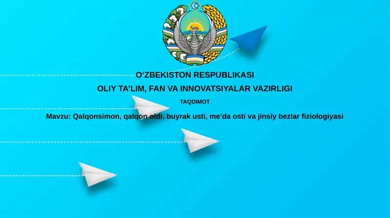 Endokrin bezlar fiziologiyasi 1