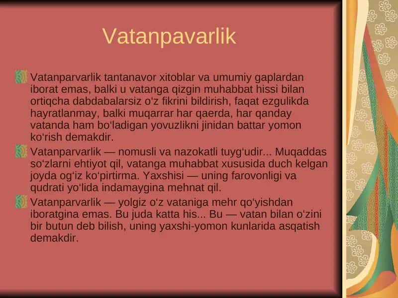 Vatanparvarlik 1