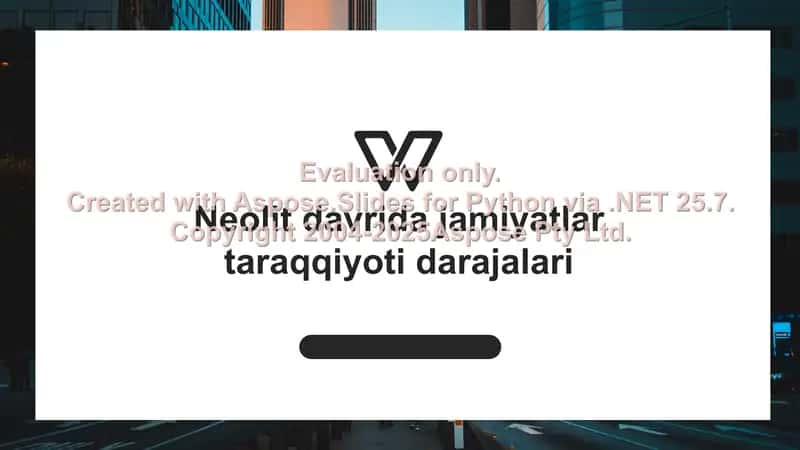 Neolit davri 1