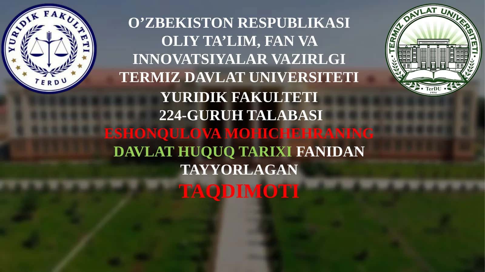 Taʼlim Materiali 1