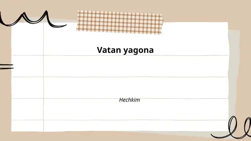 Vatan Haqida Umumiy Tushunchalar 1