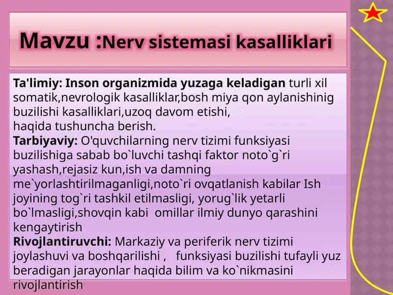 Nerv sistemasi kasalliklari 1