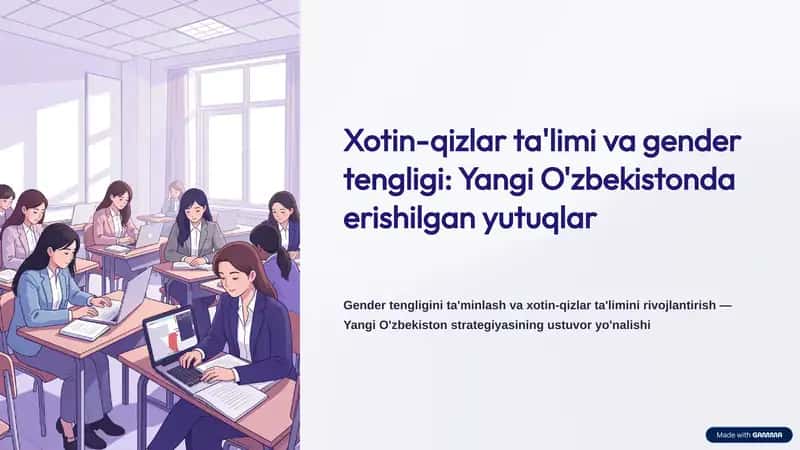 Xotin-qizlar ta'limi 1