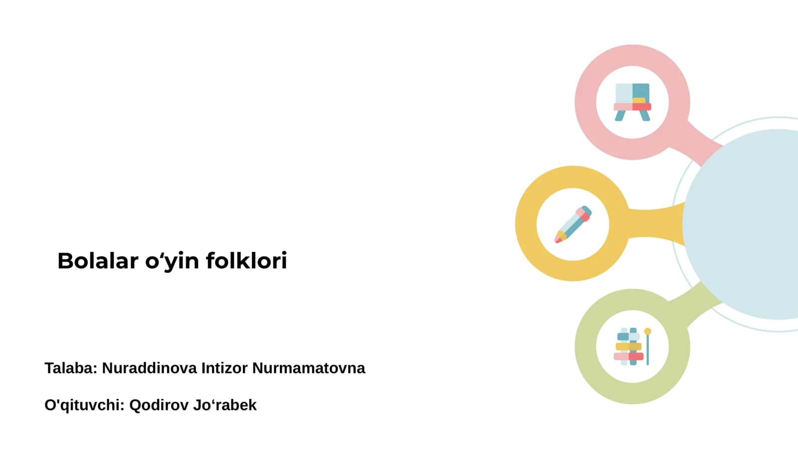 Bolalar o‘yin folklori 1