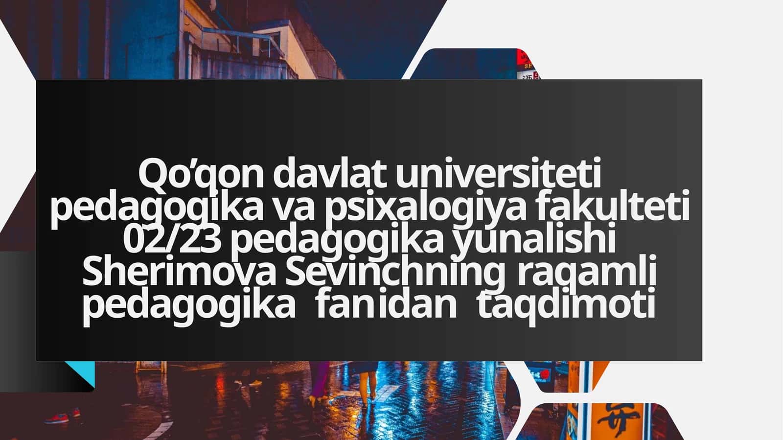 O’quv dasturlarini raqamli formatda ishlab chiqish 1