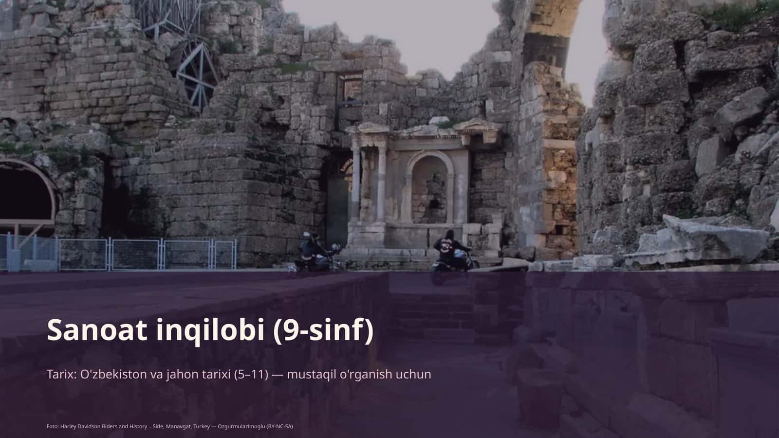 Sanoat inqilobi (9-sinf) 1