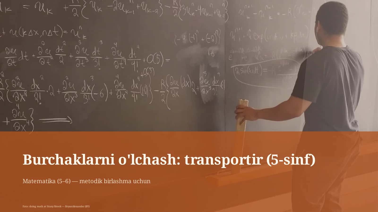 Matematika (5–6) — metodik birlashma uchun 1