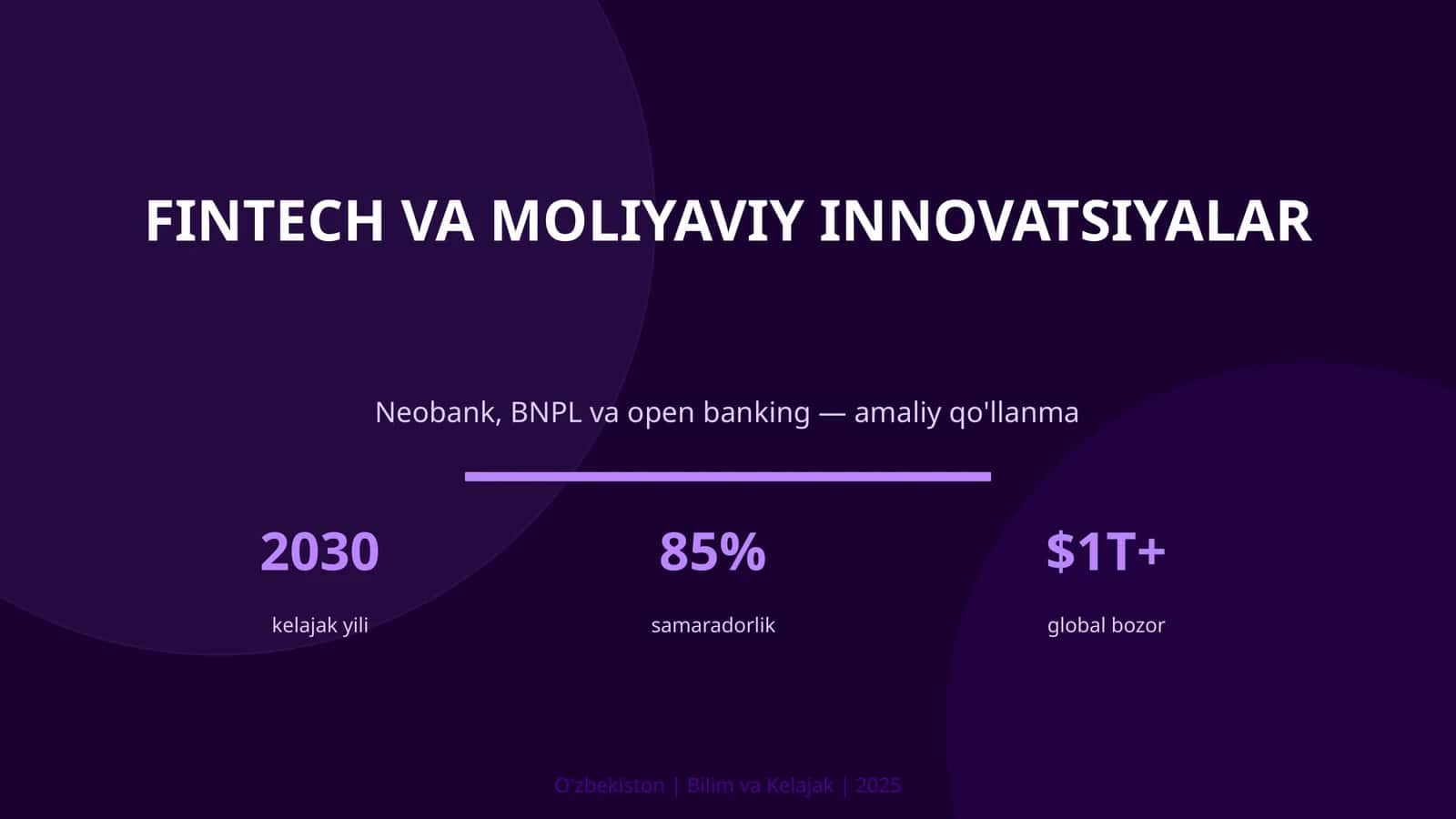 FINTECH VA MOLIYAVIY INNOVATSIYALAR 1