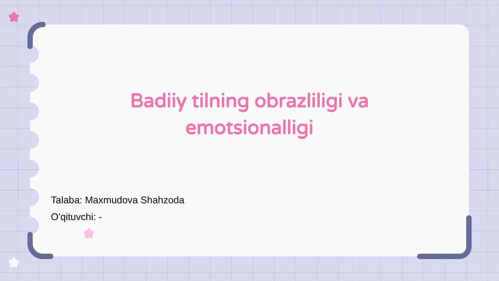 Badiiy tilning obrazliligi va emotsionalligi 1