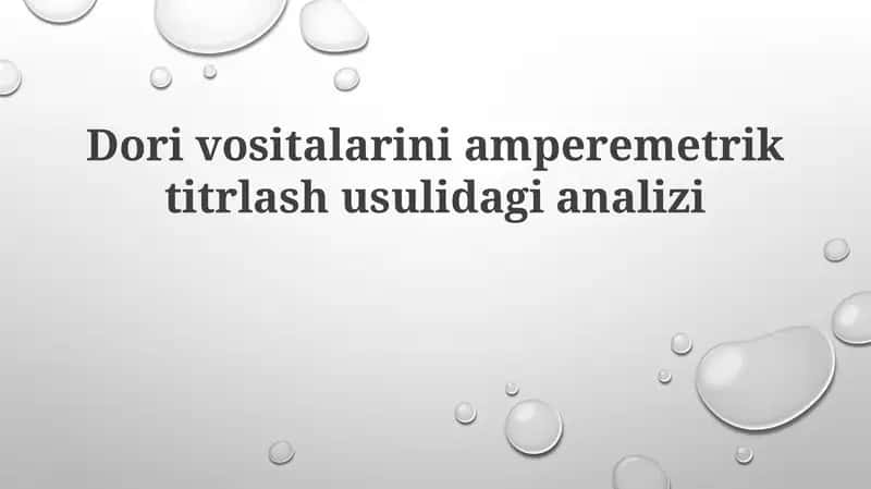 Amperometrik titrlash 1