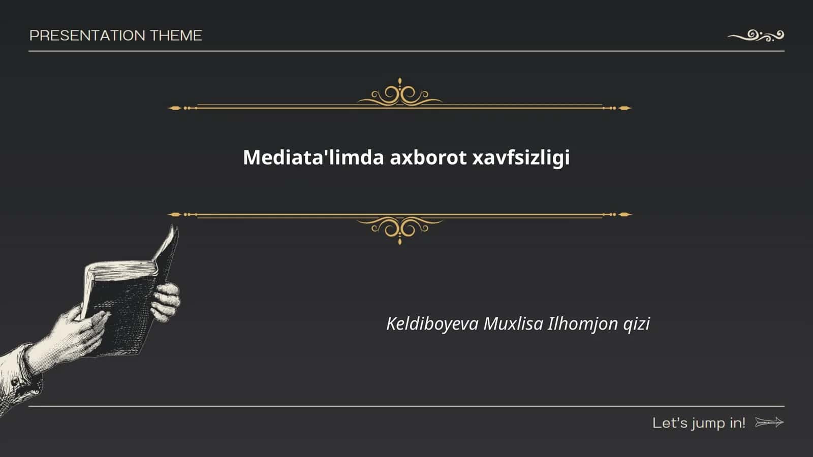 Axborot xavfsizligi asoslari 1