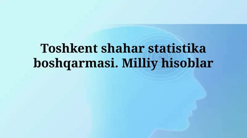 Milliy hisoblar 1