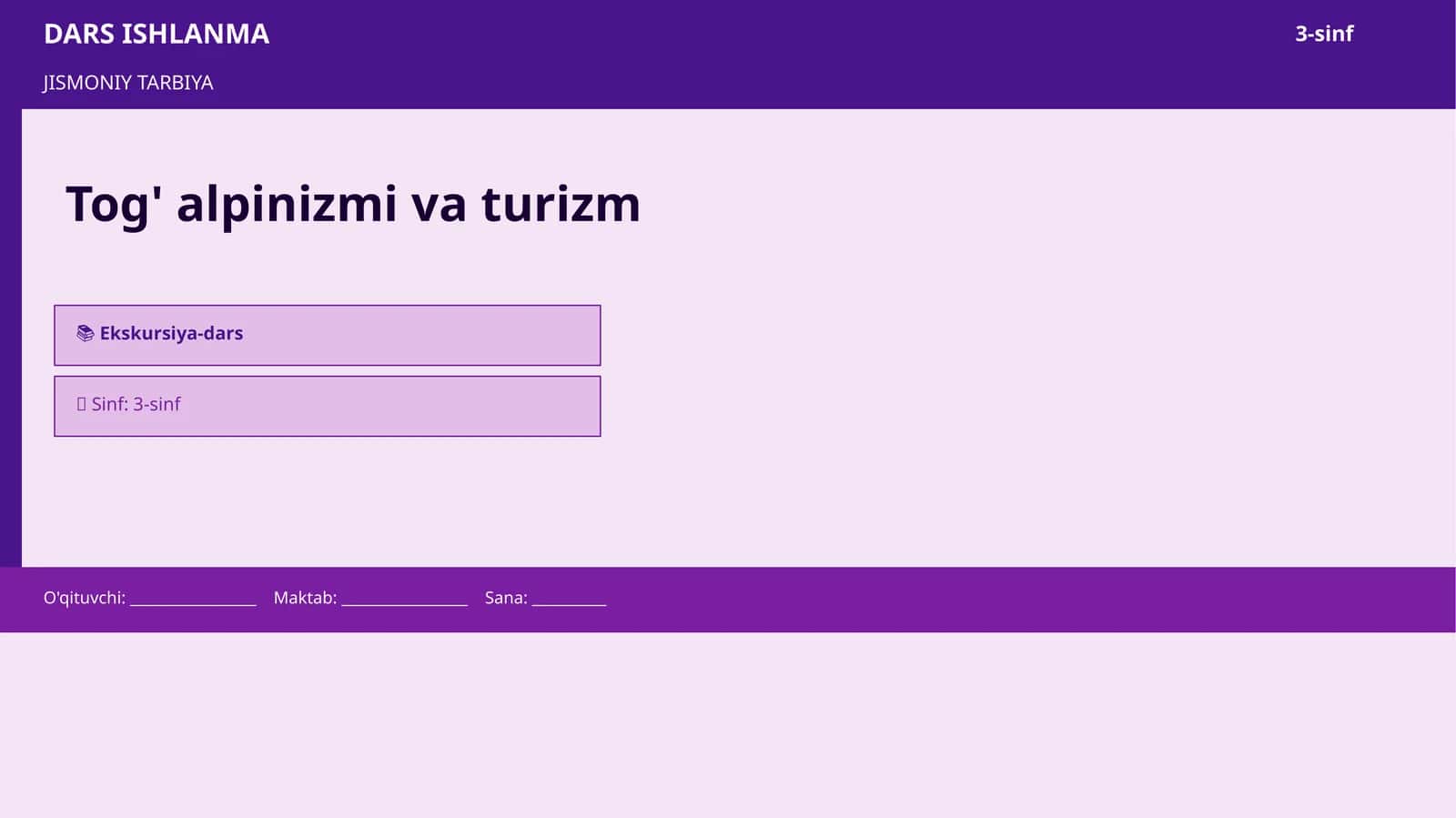 DARS ISHLANMA 1