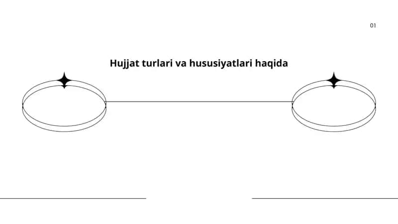 Hujjat turlari va hususiyatlari haqida 1