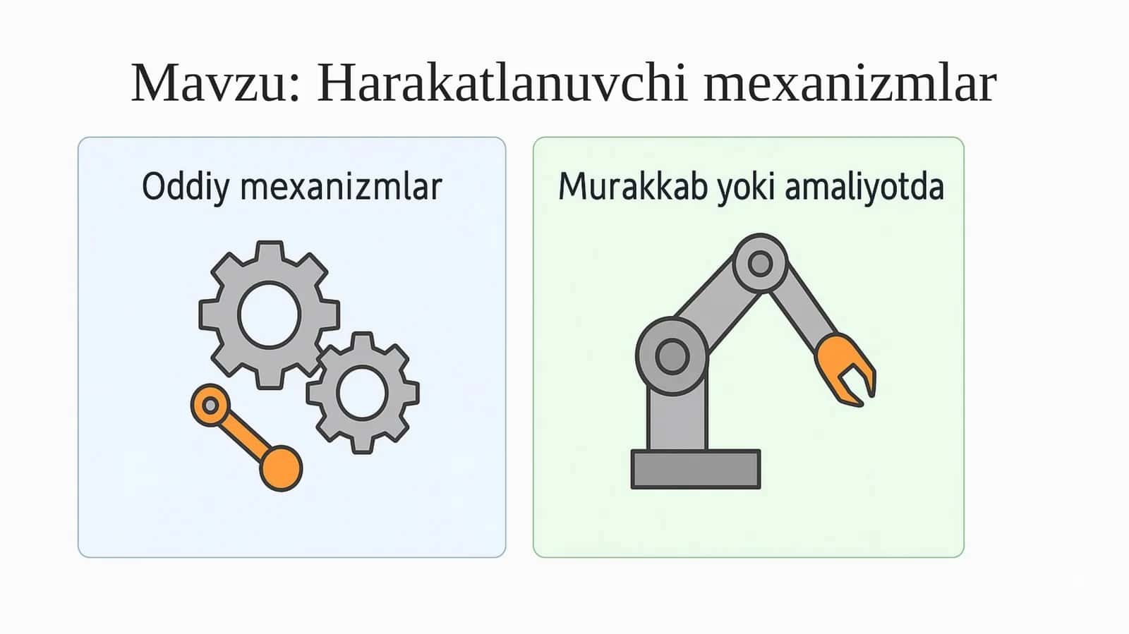 Harakatlanuvchi mexanizmlar 1