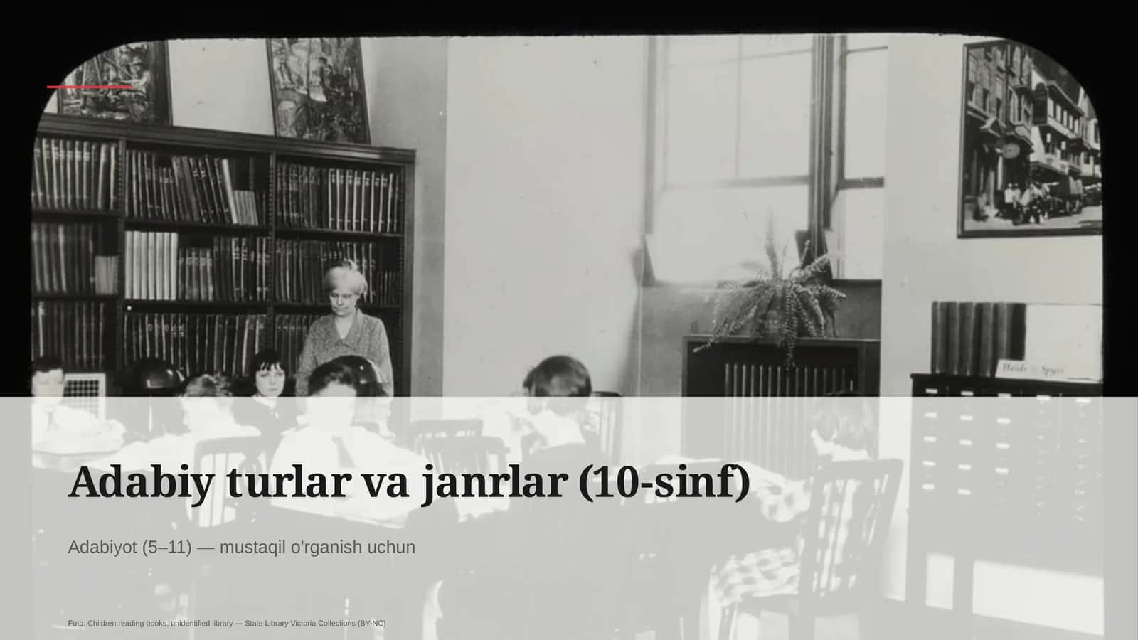 Adabiy turlar va janrlar (10-sinf) 1