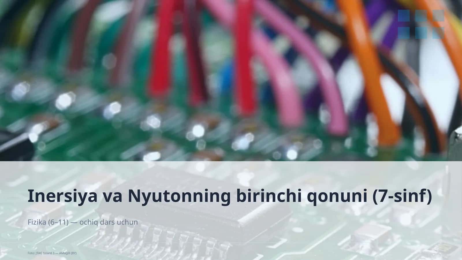 Inersiya va Nyutonning birinchi qonuni (7-sinf) 1