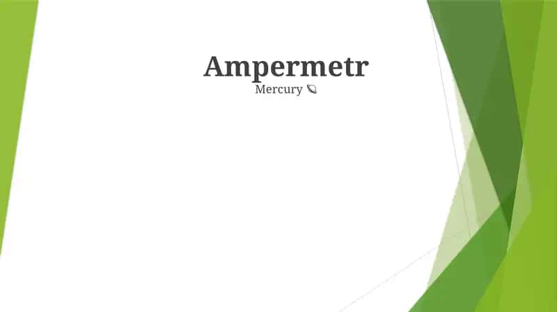 Ampermetr 1