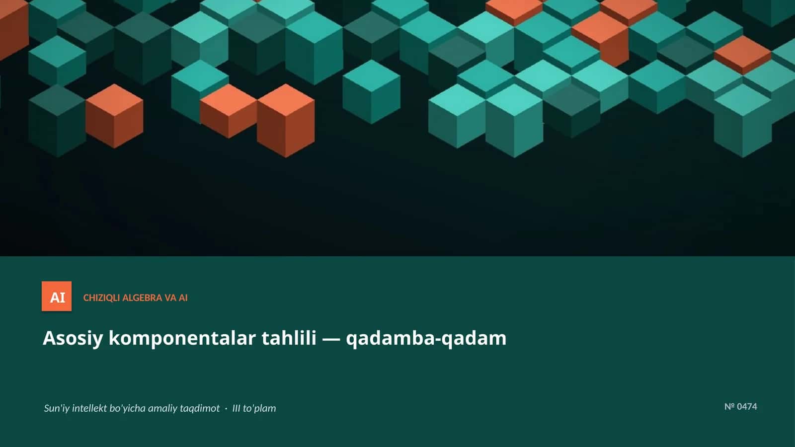 CHIZIQLI ALGEBRA VA AI 1