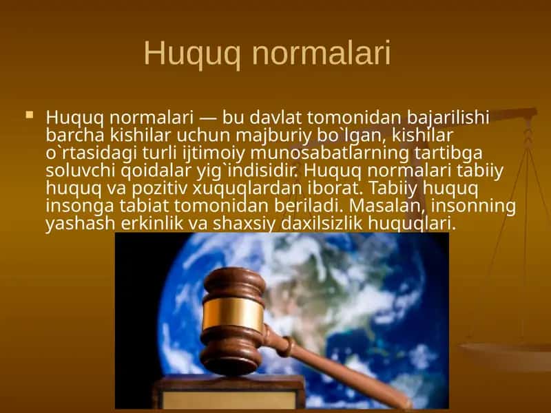 Huquq normalari 1