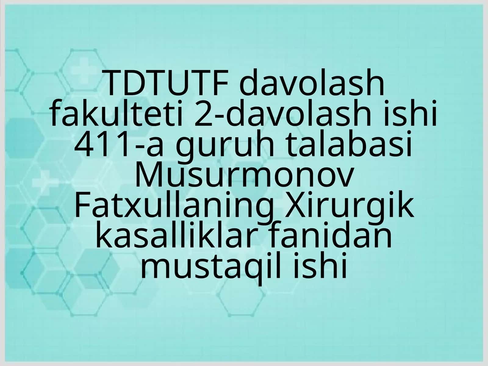 PTI uchburchagi va oraliq churralar 1