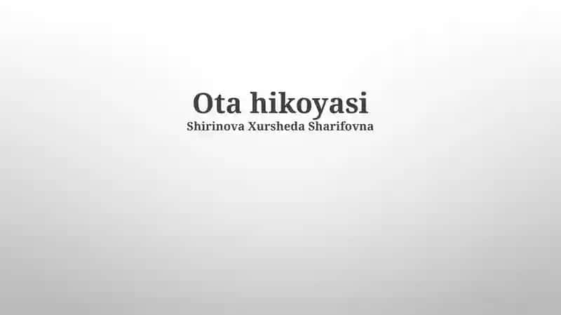 Ota hikoyasi