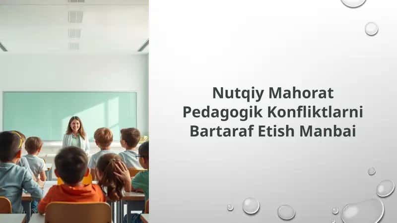 Nutqiy Mahorat Pedagogik Konfliktlarni Bartaraf Etish Manbai 1