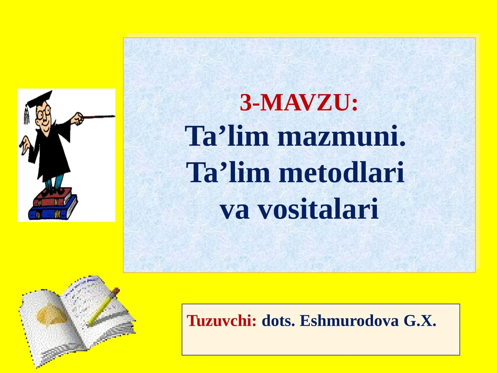 Ta’lim va vositalari 1