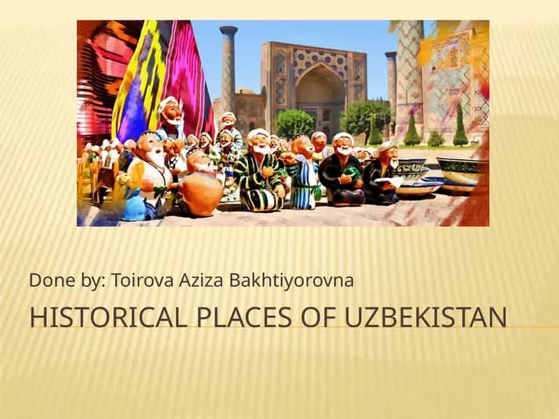 Historical places of Uzbekistan 1