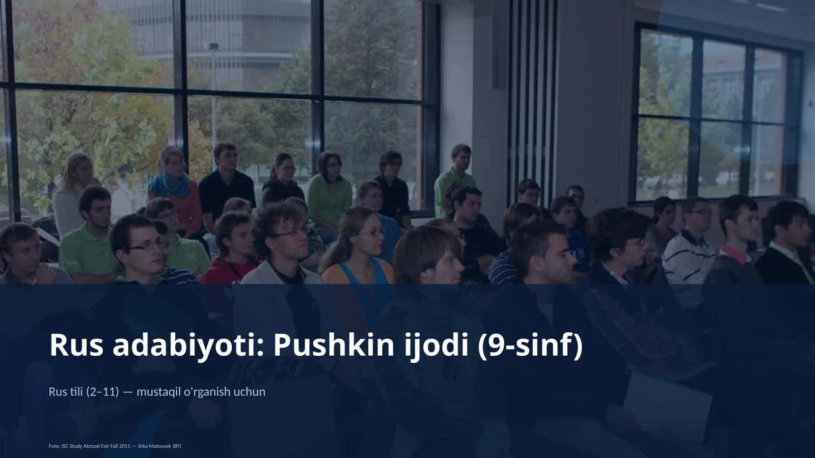 Rus adabiyoti: Pushkin ijodi (9-sinf) 1