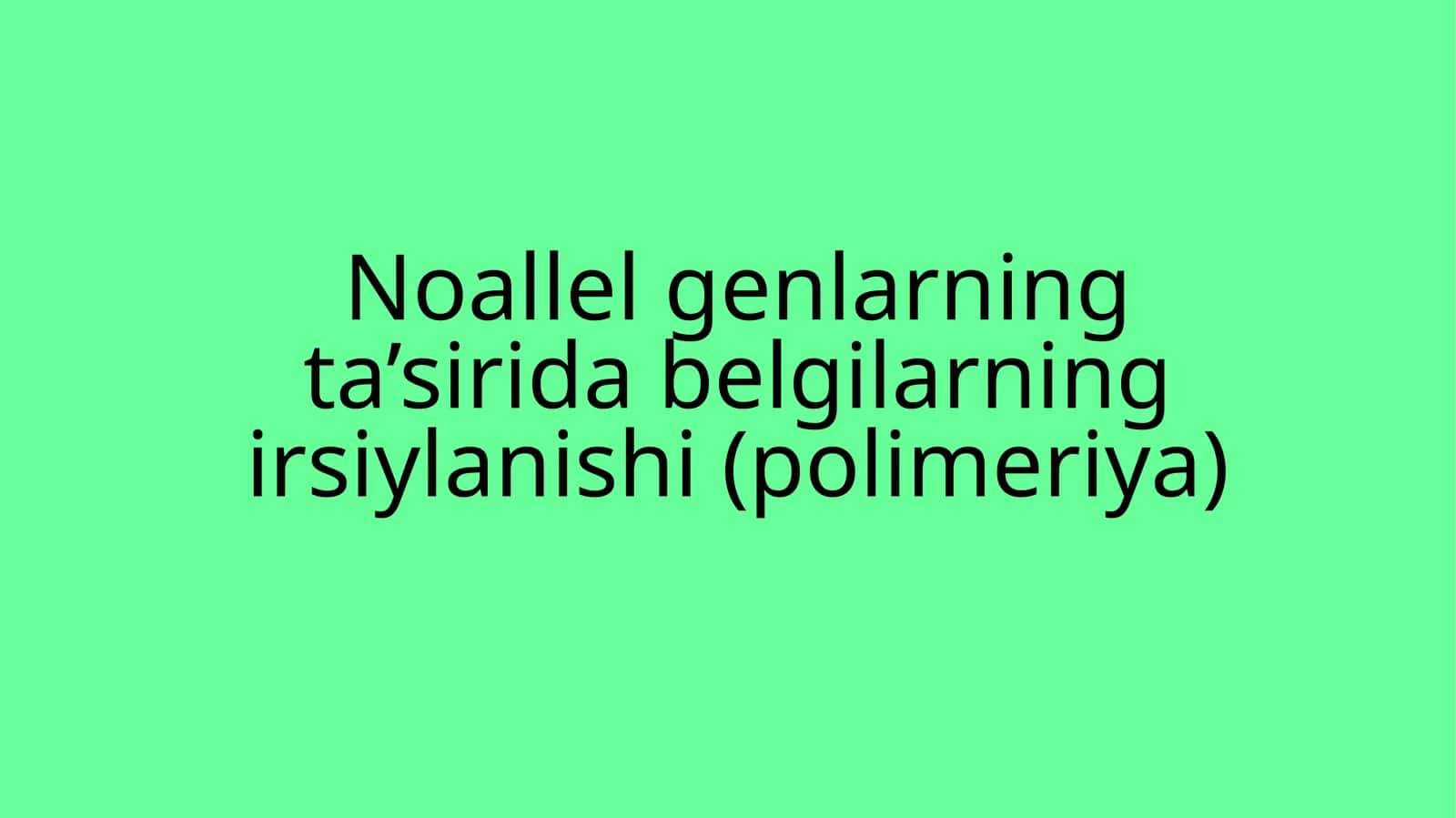Polimeriya 1