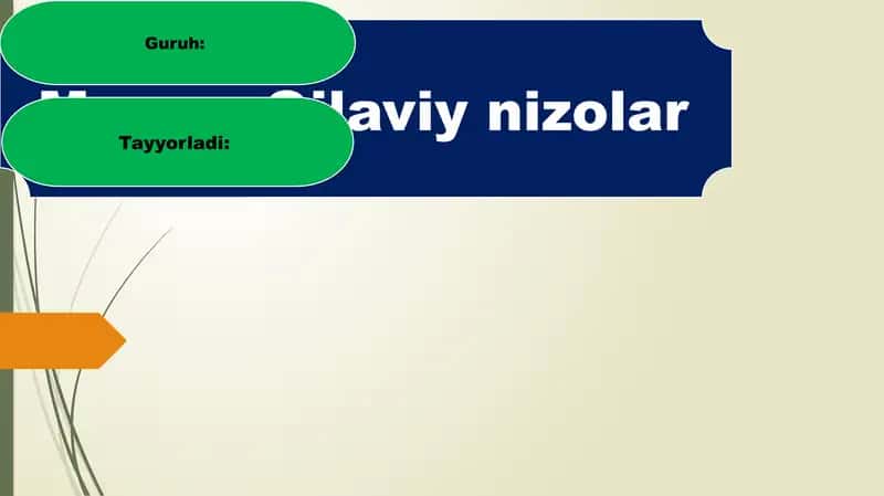 Oilaviy nizolar 1