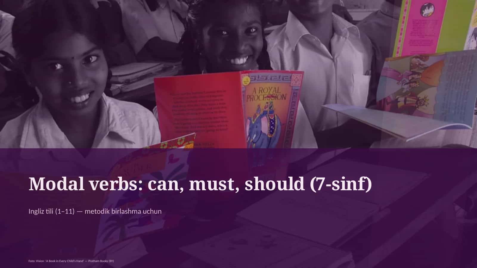 Modal verbs: can, must, should (7-sinf) 1