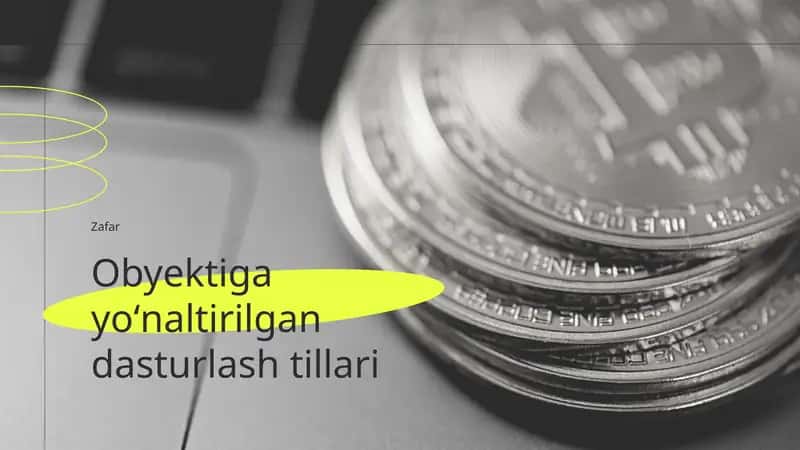 Obyektga yoʻnaltirilgan dasturlash tillari 1