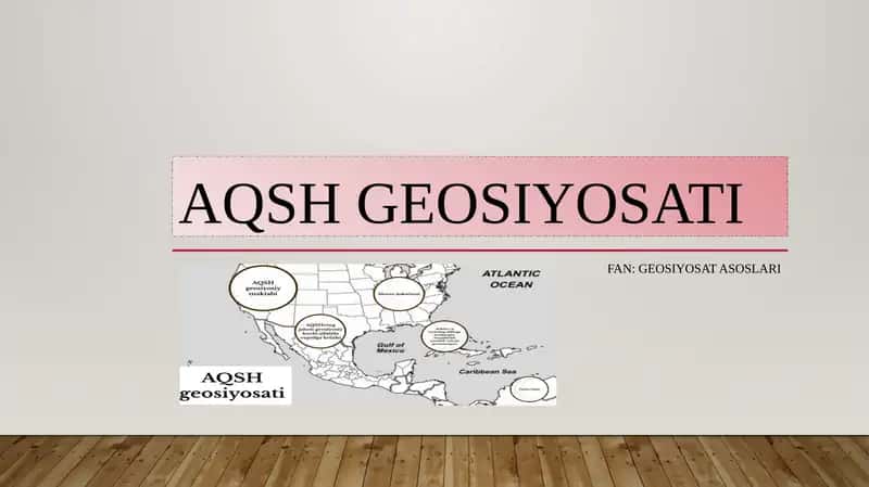 AQSh geosiyosati 1