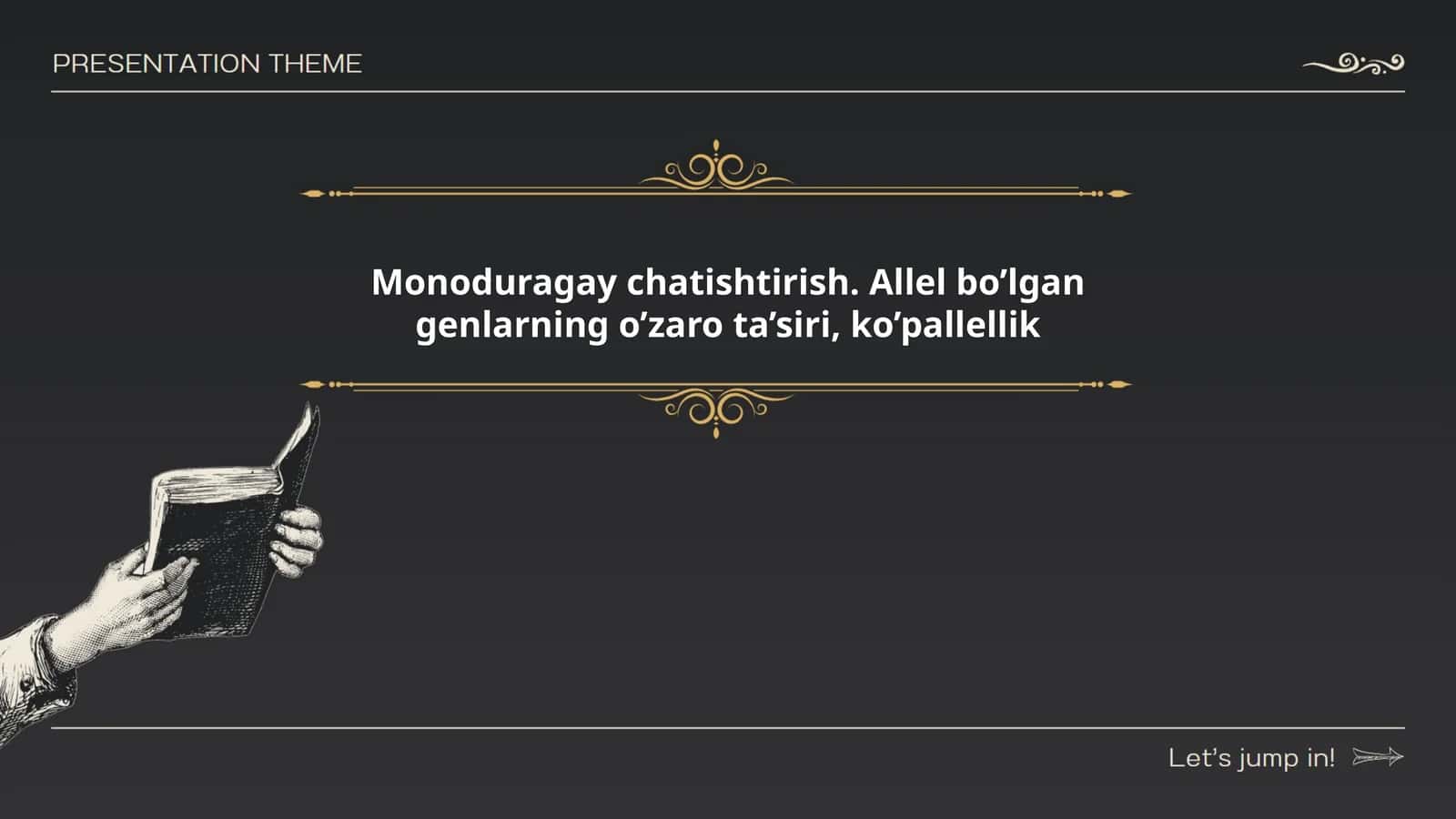 Monoduragay chatishtirish 1
