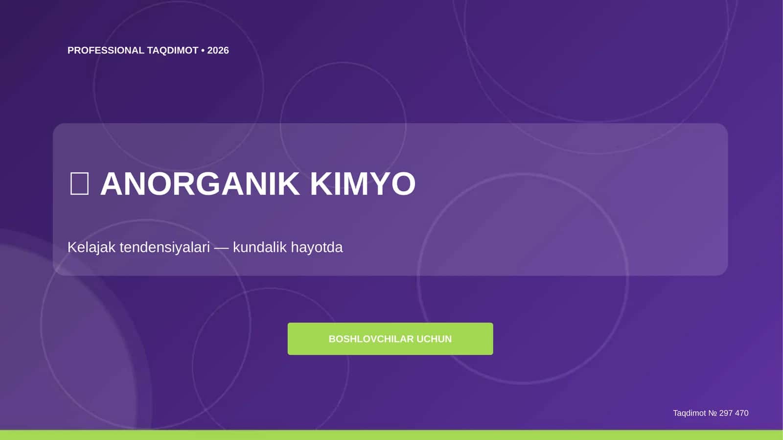 ANORGANIK KIMYO 1