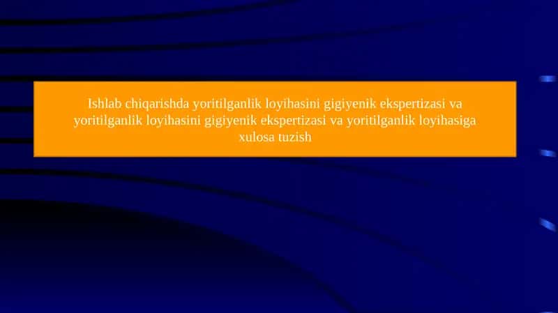Gigiyenik ekspertiza 1