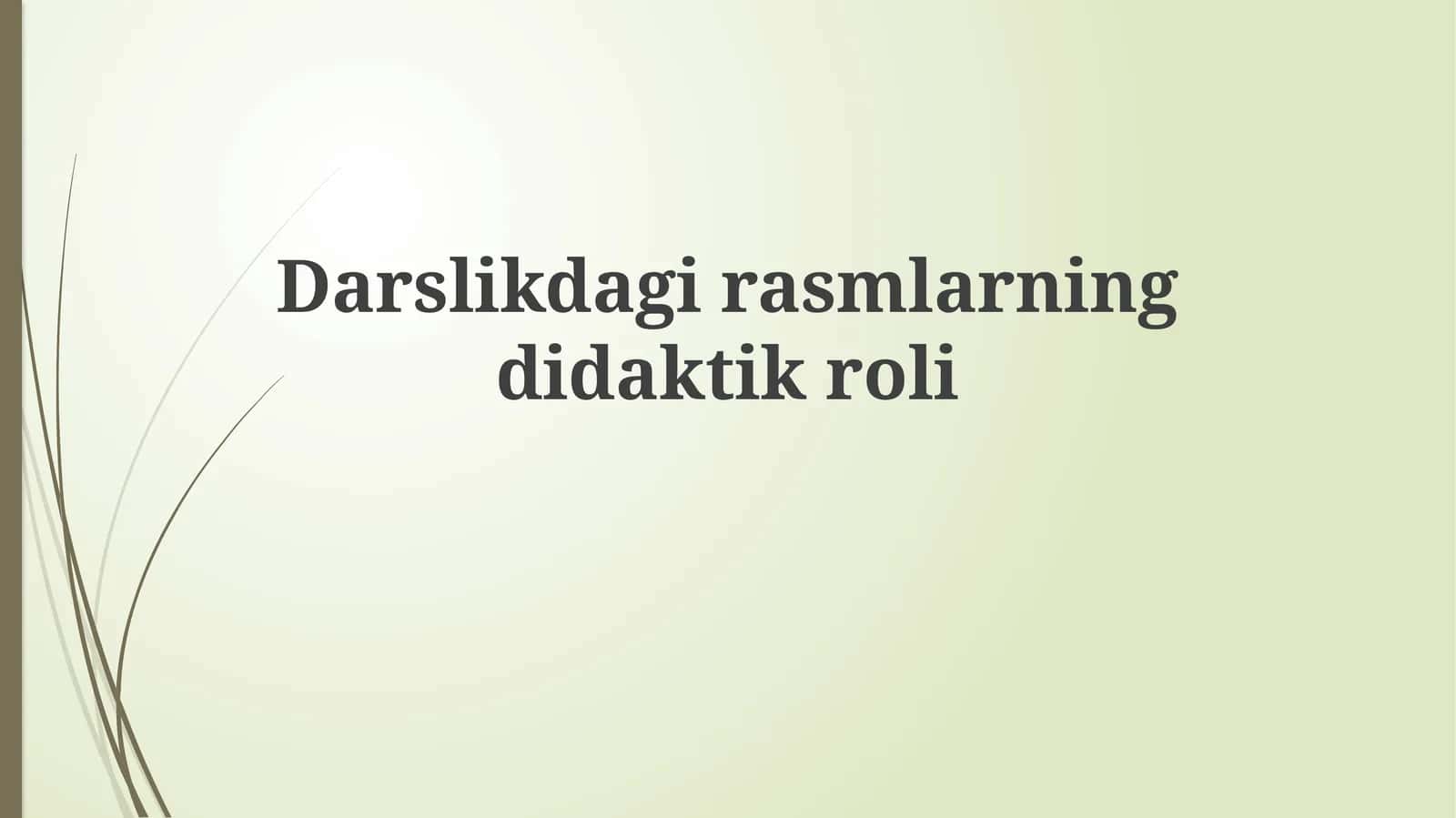 Darslikdagirasmlarningdidaktikroli 1