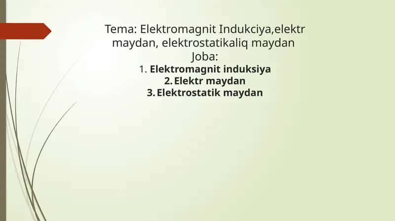 Elektromagnit Induksiya 1