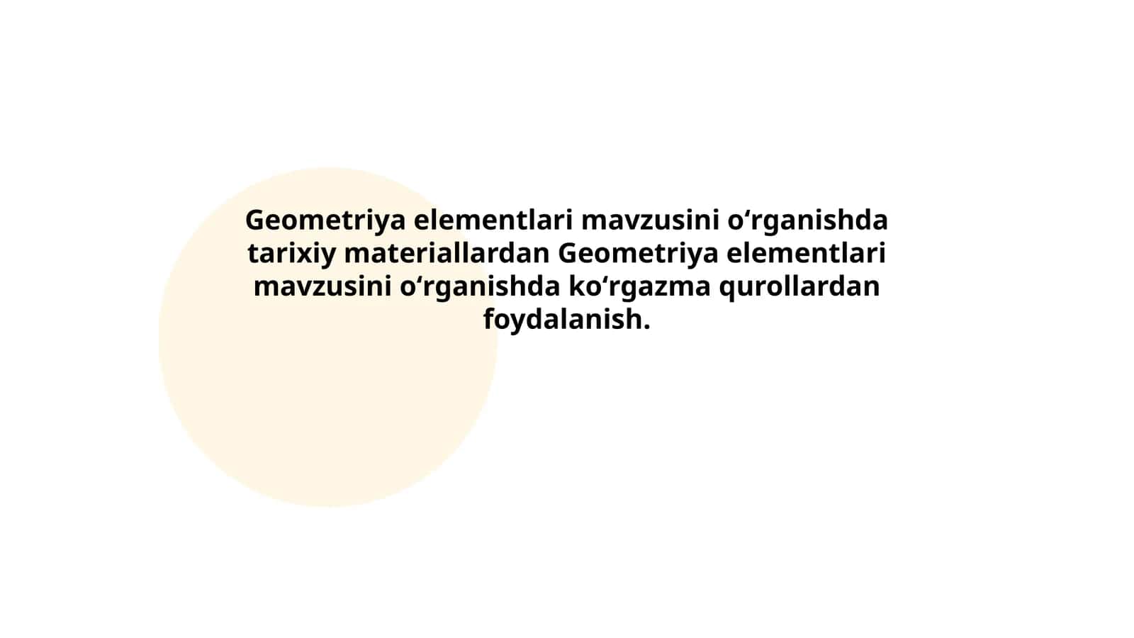 Geometriya elementlari 1