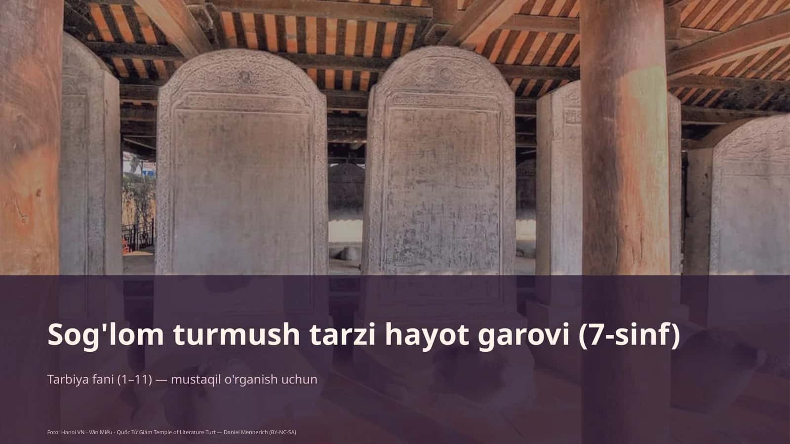 Sog'lom turmush tarzi hayot garovi (7-sinf) 1