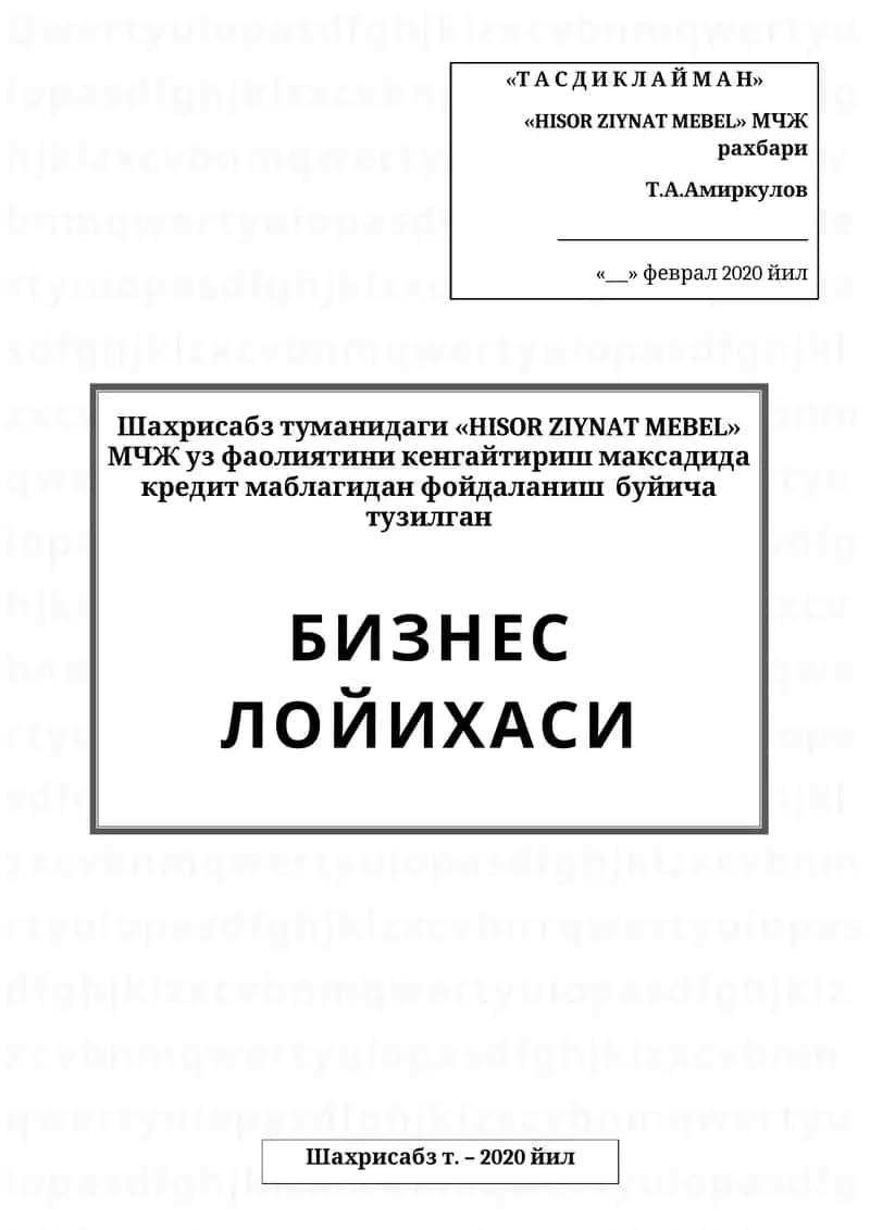 HISOR ZIYNAT MEBEL 1