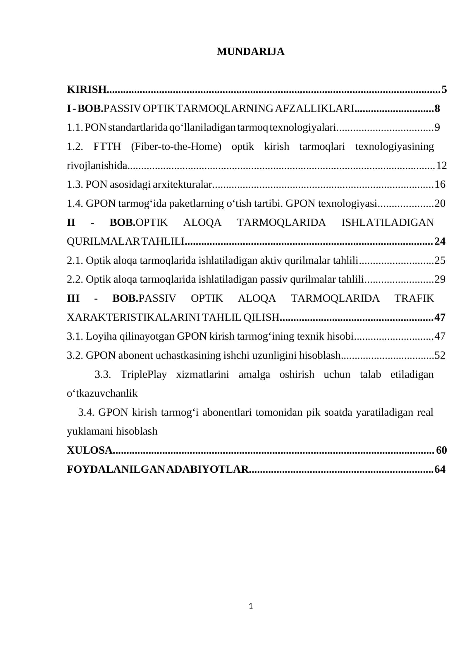 PASSIV OPTIK TARMOQLARNING AFZALLIKLARI 1
