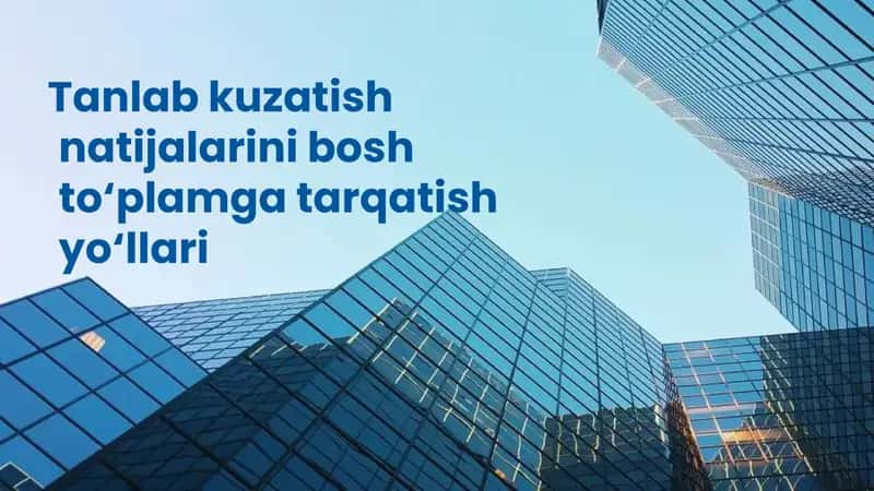 Natijalarni vizual shaklda taqdim etish usullari 1