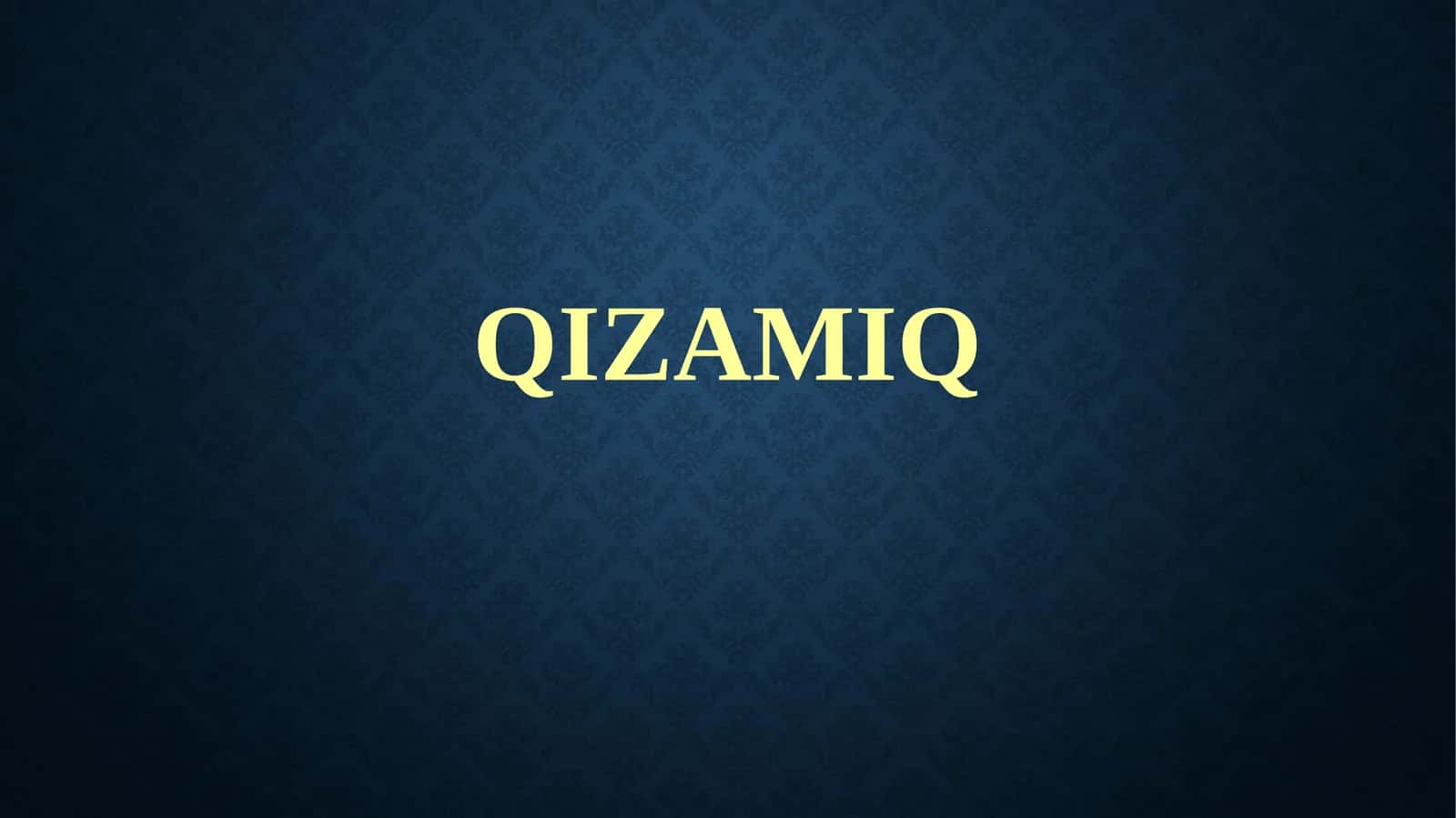 QIZAMIQ 1