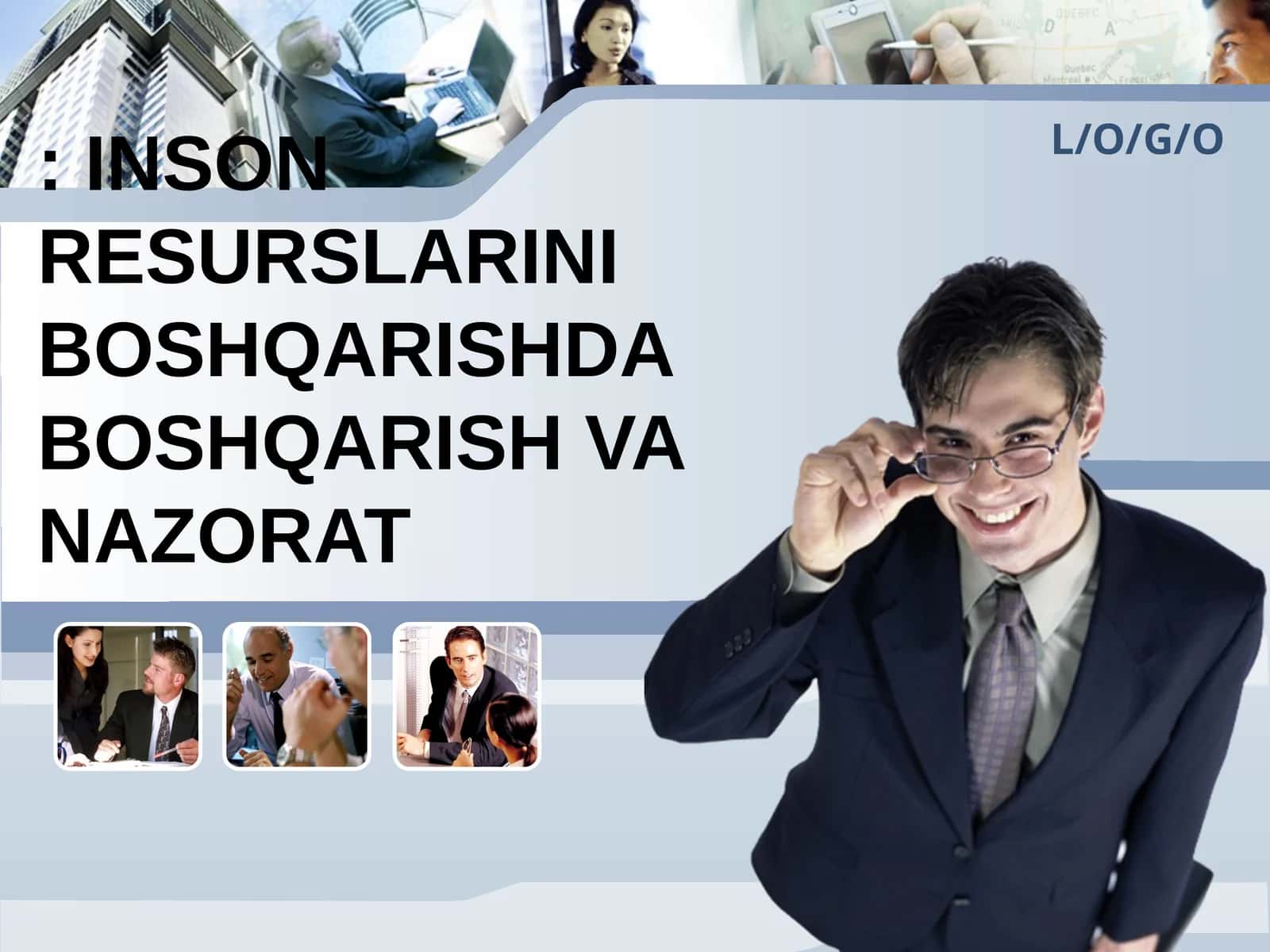 Inson Resurslarini boshqarishda boshqarish va nazorat 1