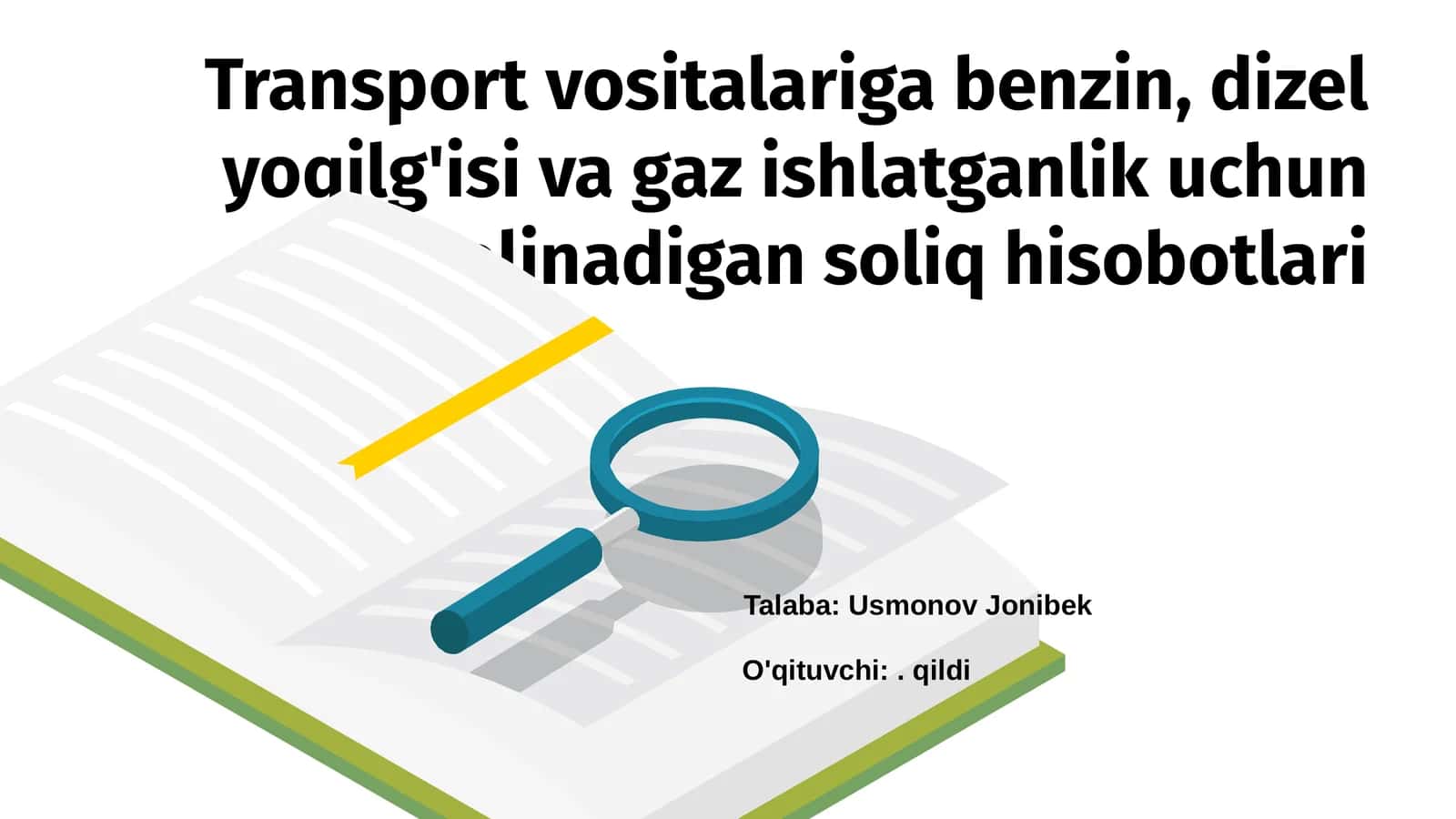 Soliq hisobotlari 1