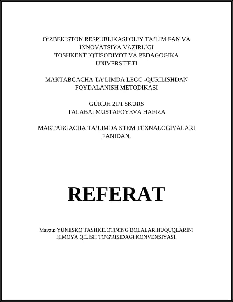 MAKTABGACHA TA’LIMDA STEM TEXNALOGIYALARI FANIDAN 1